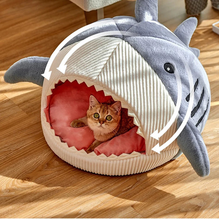 Shark Cat Bed