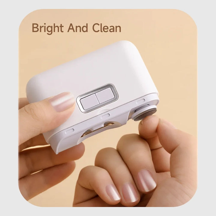 Automatic Nail Trimmer / Polishing Nail Clipper with Light
