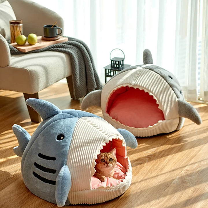 Shark Cat Bed